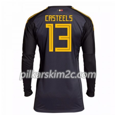 Koszulka Belgia Casteels 13 Bramkarskie Główna Mistrzostwa Świata 2018 - Koszulki Piłkarskie(L/S)